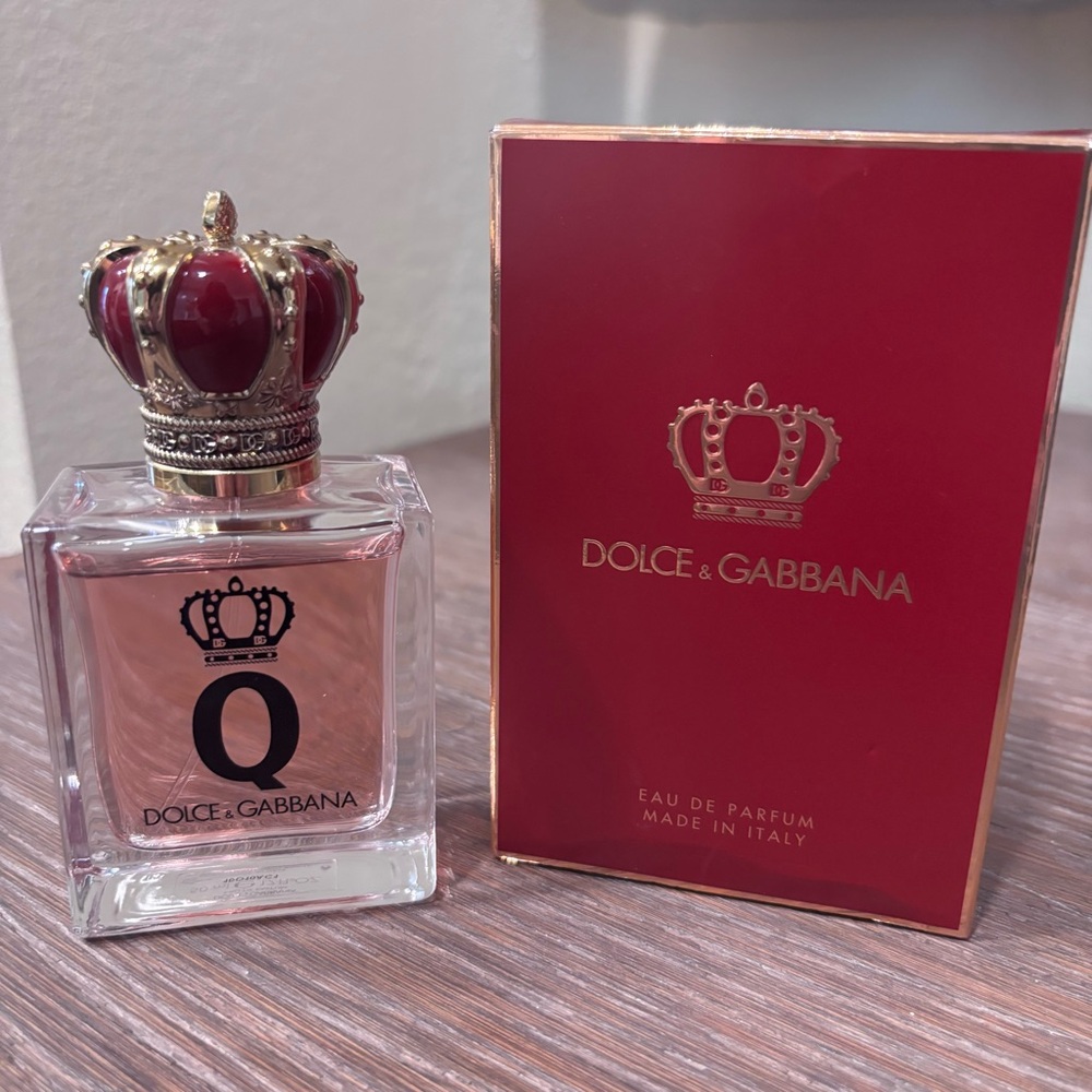 Dolce & Gabbana Eau de Parfum with Red and Gold Accents